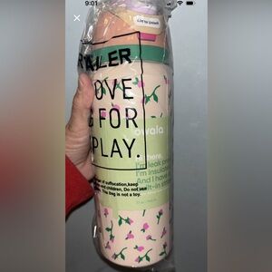 Ovala Pink Floral Insulated Bottle